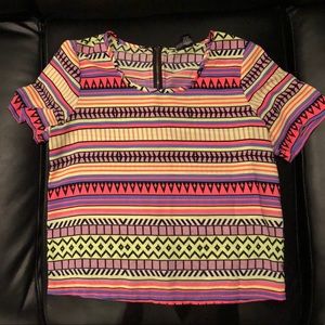 Blouse with Neon colors